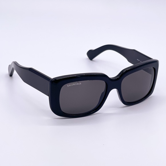 NEW BALENCIAGA BB0072S 001 BLACK UNISEX SUNGLASSES BALENCIAGA - Picture 9 of 12